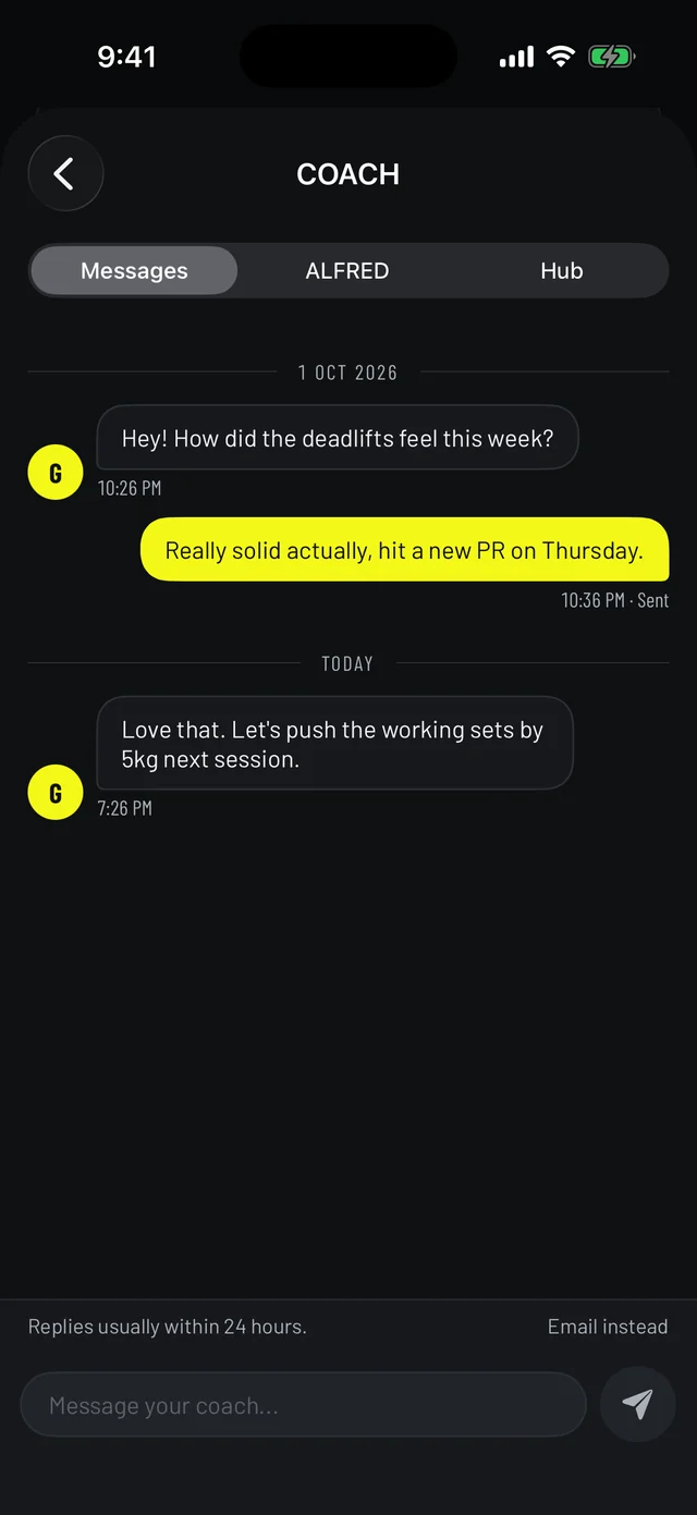 Vemisis coach messages